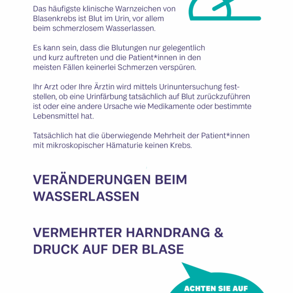 Symptome Blasenkrebs